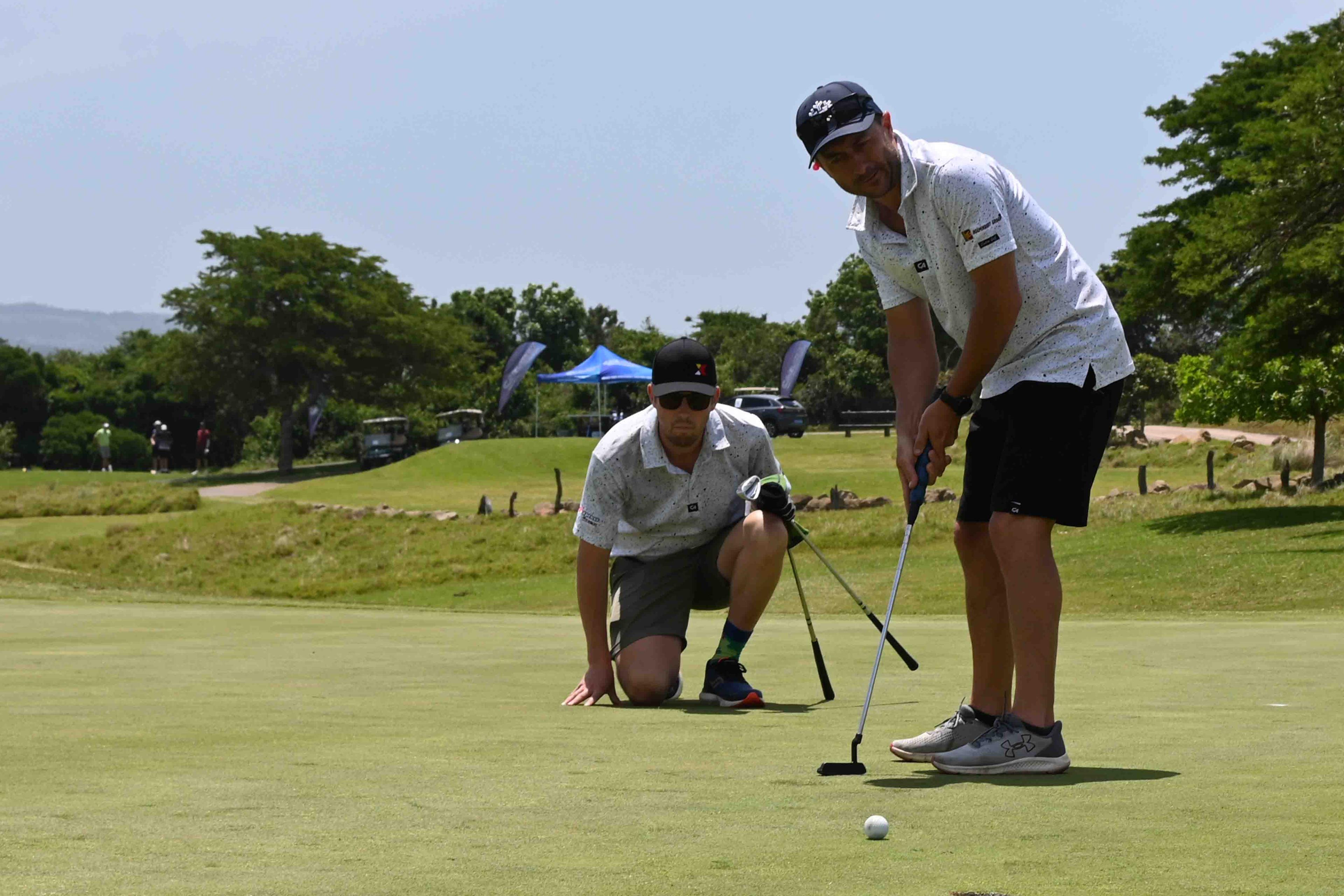 Winner receiving a prize